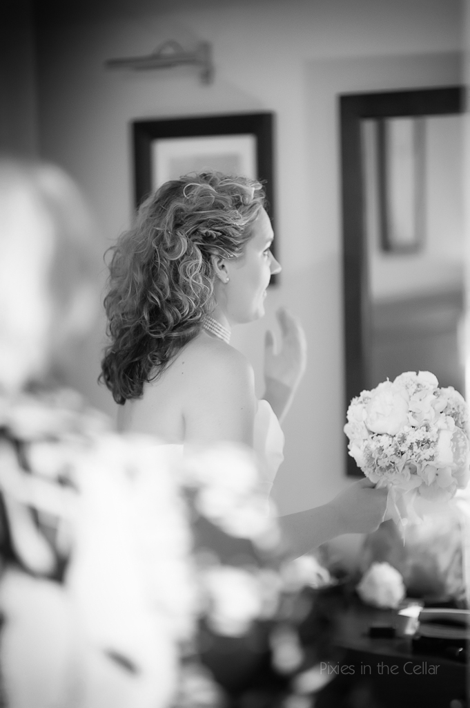 bride getting ready