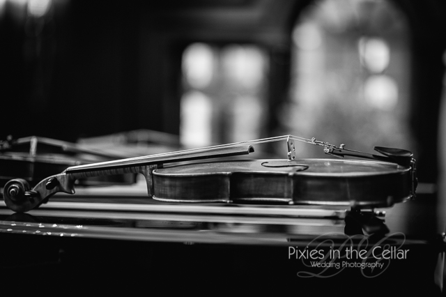 Manchester wedding photographers wedding violin