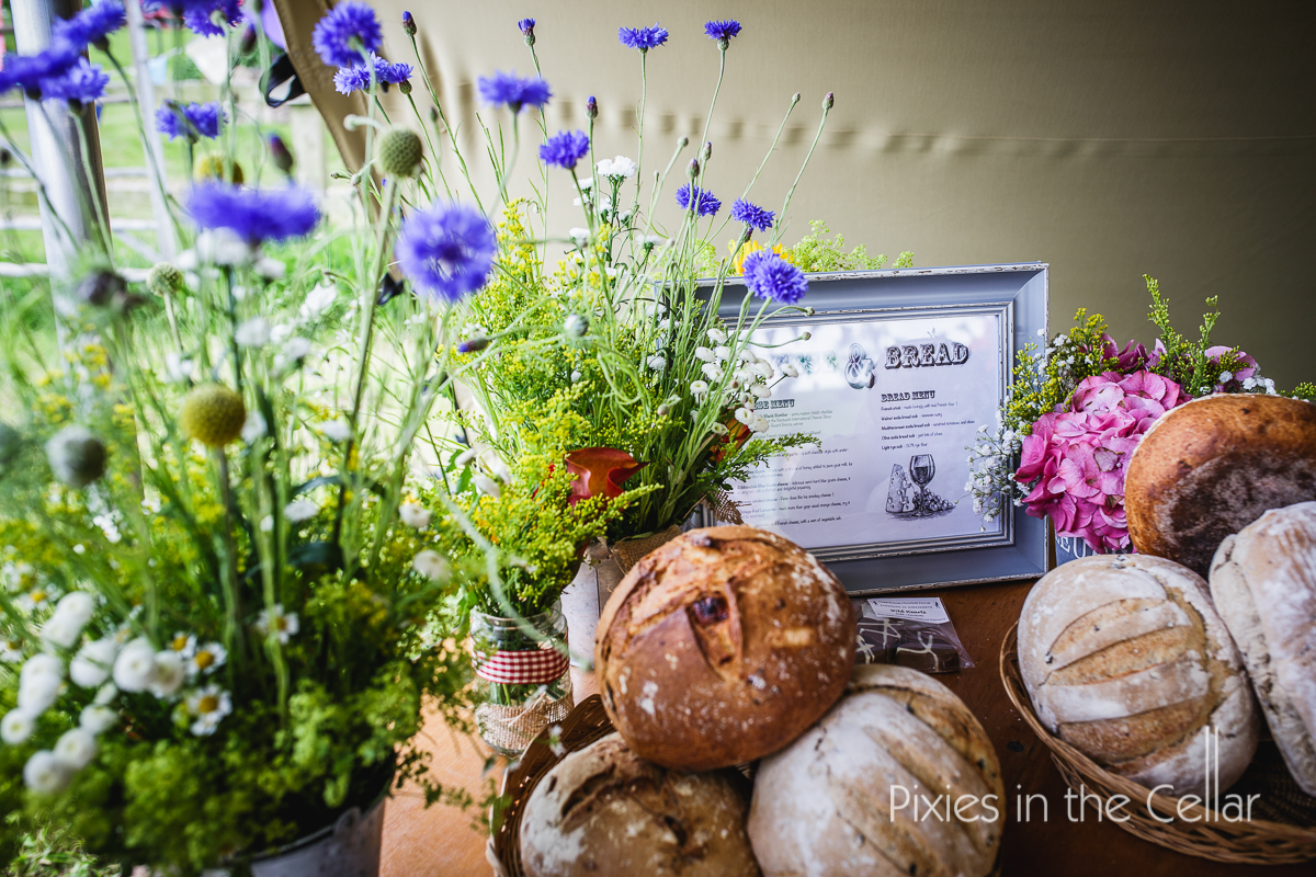 bread and wildflowers wedding