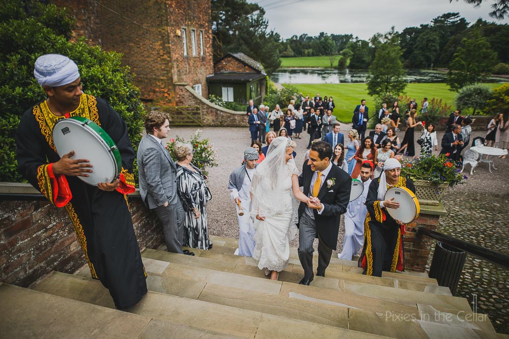 zaffa drummers at Egyptian wedding cheshire UK