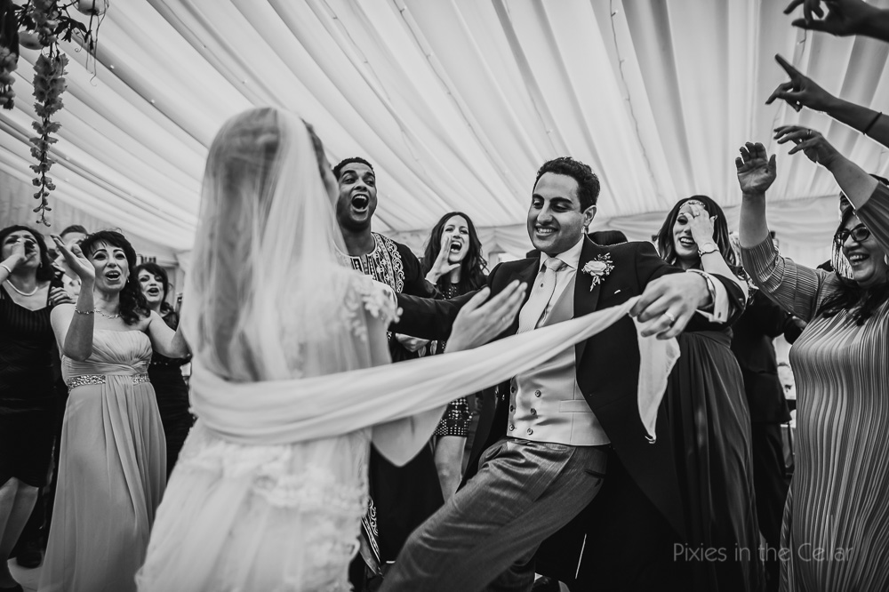 Egyptian wedding dancing