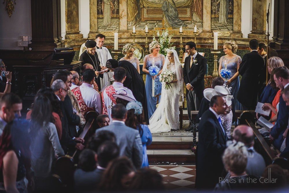 Egyptian Coptic wedding ceremony in the UK