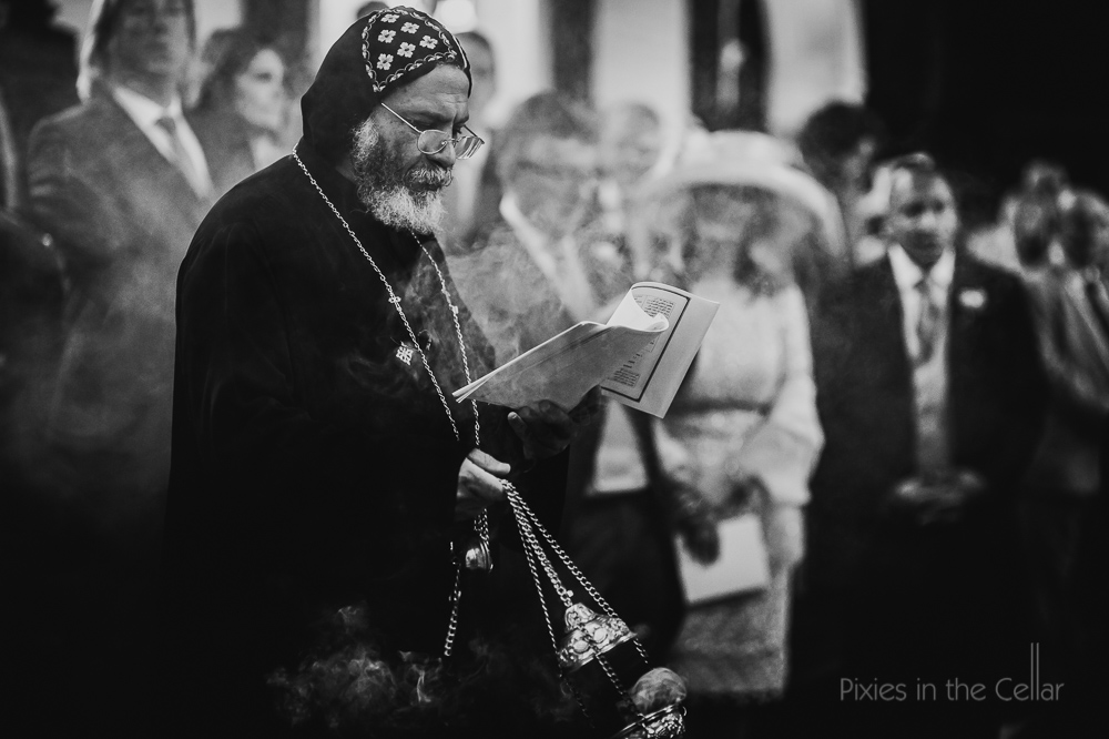 Egyptian Orthodox wedding ceremony UK