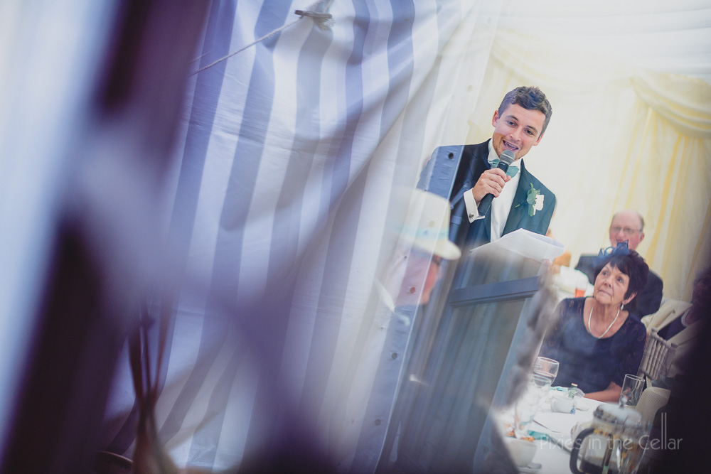 best man speech marquee wedding reception