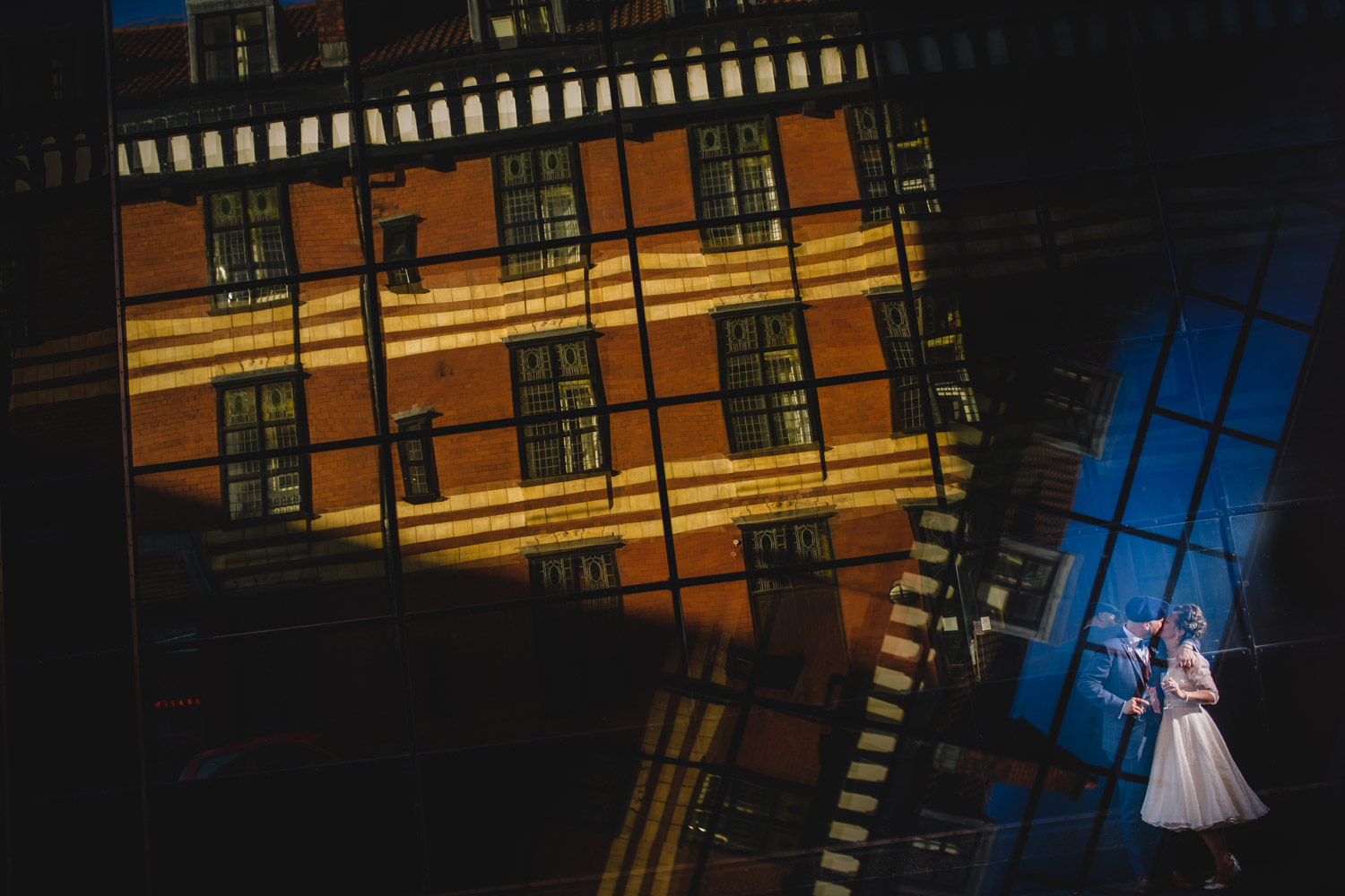 Ancoats wedding photography grungy city vibe Manchester photographers
