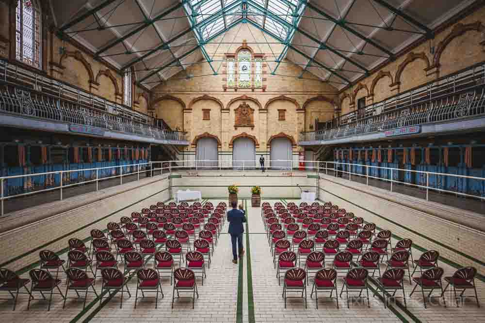 Victoria Baths wedding ceremony Manchester