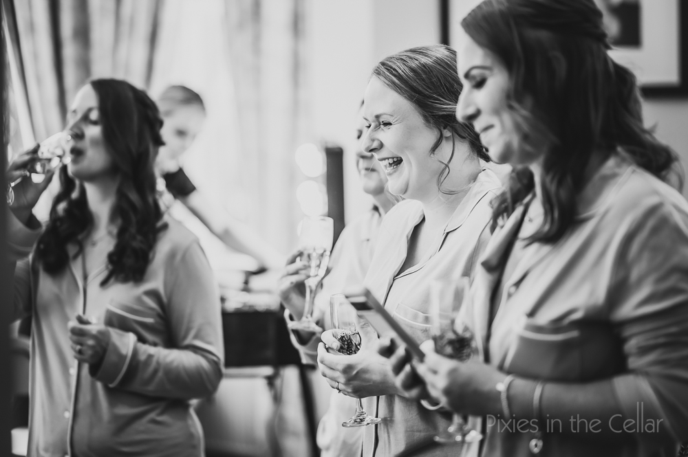bridesmaids prep photos Manchester wedding