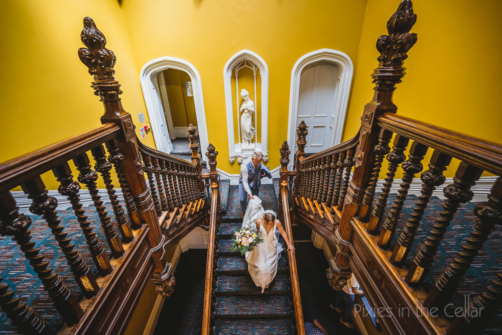 bride and dad natural photography English wedding