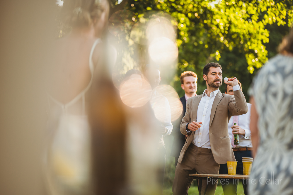 wedding beer pong 